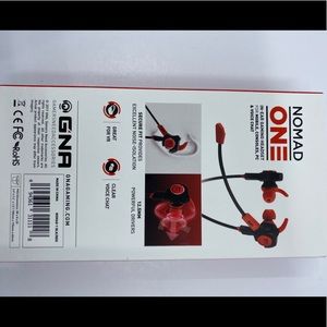 Unopened box. Gaming Earbuds + removable boom mic.